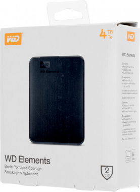 Жесткий диск WD Original USB 3.0 4Tb WDBU6Y0040BBK-WESN