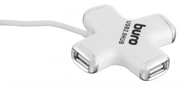 Разветвитель USB 2.0 Buro BU-HUB4-0.5-U2.0-Сross