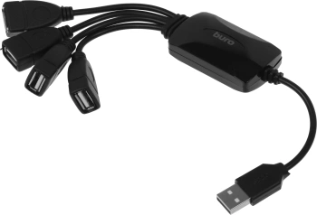 Разветвитель USB 2.0 Buro BU-HUB4-0.3-U2.0-Splitter