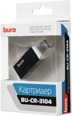 Устройство чтения карт памяти USB2.0 Buro BU-CR-3104