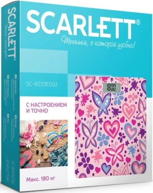 Весы напольные электронные Scarlett SC-BS33E092