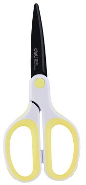 Ножницы Deli 6054 Soft-touch Teflon Effortless офисные 175мм сталь ассорти