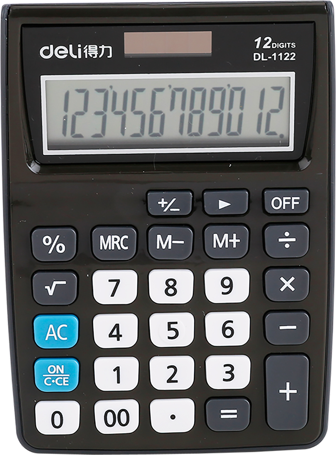 Калькулятор настольный Deli E1122/GREY