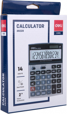 Калькулятор настольный Deli E39229