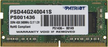 Память DDR4 4GB 2400MHz Patriot  PSD44G240041S