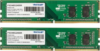 Память DDR4 2x4GB 2400MHz Patriot  PSD48G2400K