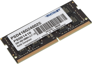 Память DDR4 16GB 2400MHz Patriot  PSD416G24002S
