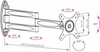 Кронштейн для телевизора Kromax TECHNO-11