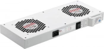 Модуль вентиляторный Rem (R-FAN-2T) 2 вент. с термостатом серый (упак.:1шт)