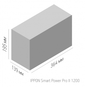 Источник бесперебойного питания Ippon Smart Power Pro II 1200