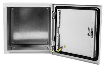 Шкаф электротехнический Elbox EMW-600.600.210-1-IP66 напольный 600мм 210мм несъемн.бок.пан. 100кг серый