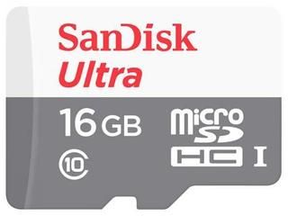 Флеш карта microSDHC 16GB Sandisk  SDSQUNS-016G-GN3MN