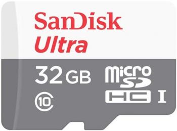 Флеш карта microSDHC 32GB Sandisk  SDSQUNS-032G-GN3MN