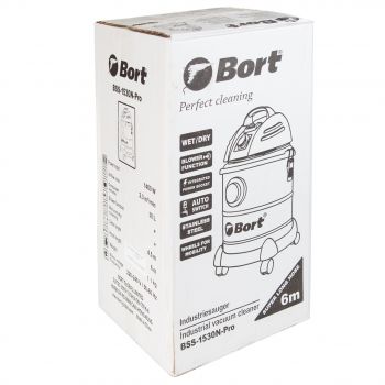 Строительный пылесос Bort BSS-1530N-Pro