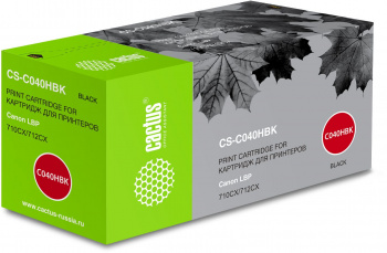 Картридж лазерный Cactus CS-C040HBK