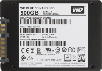 Накопитель SSD WD Original SATA-III 500GB WDS500G2B0A