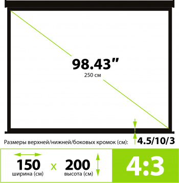 Экран Cactus 98