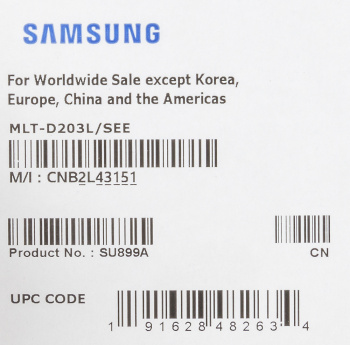 Картридж лазерный Samsung MLT-D203L