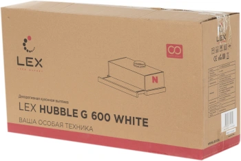 Вытяжка встраиваемая Lex Hubble G 600