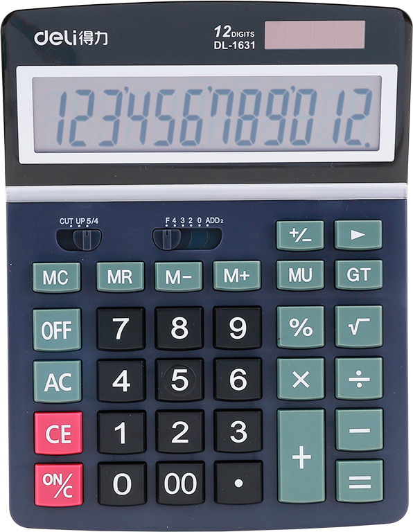 Калькулятор настольный Deli E1631