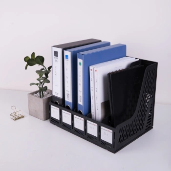 Лоток вертикальный Deli E9838black