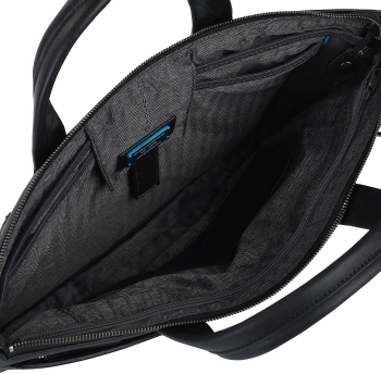 Деловая сумка Piquadro Black Square CA4021B3/N с отделением для ноутбука 15.6