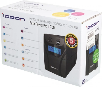 Источник бесперебойного питания Ippon Back Power Pro II 700