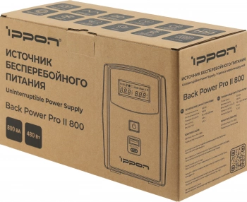 Источник бесперебойного питания Ippon Back Power Pro II 800