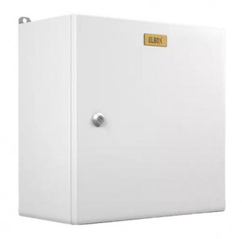 Шкаф электротехнический Elbox EMW-400.300.210-1-IP66 настенный 300мм 210мм несъемн.бок.пан. 50кг серый
