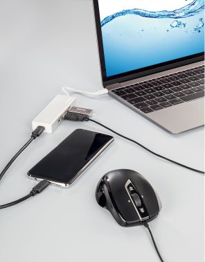 Разветвитель USB-C Hama Aluminium