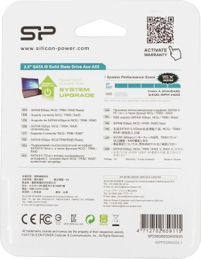 Накопитель SSD Silicon Power SATA-III 256GB SP256GBSS3A55S25