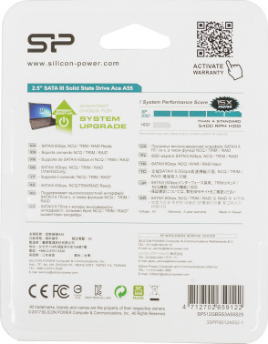Накопитель SSD Silicon Power SATA-III 512GB SP512GBSS3A55S25