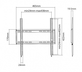 Кронштейн для телевизора Ultramounts UM812F