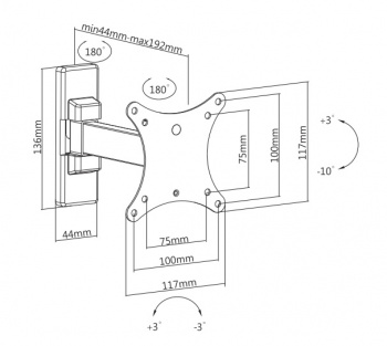 Кронштейн для телевизора Ultramounts UM874