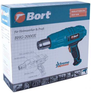 Технический фен Bort BHG-2000X