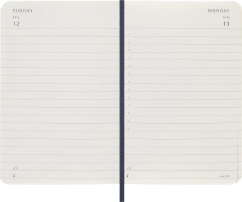 Ежедневник Moleskine CLASSIC SOFT Pocket 90x140мм 400стр. мягкая обложка синий сапфир