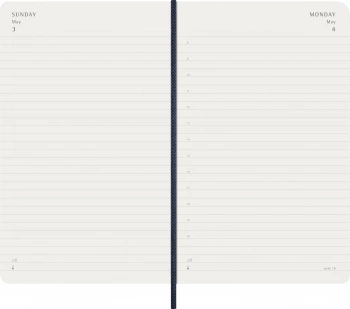 Ежедневник Moleskine CLASSIC SOFT Large 130х210мм 400стр. мягкая обложка синий сапфир