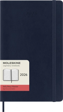Ежедневник Moleskine CLASSIC SOFT Large 130х210мм 400стр. мягкая обложка синий сапфир
