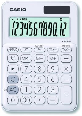 Калькулятор настольный Casio MS-20UC-WE-W-EC