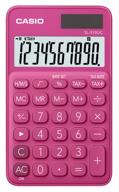 Калькулятор карманный Casio SL-310UC-RD-W-EC