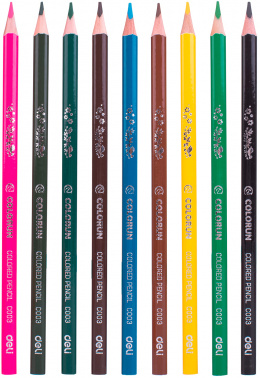 Карандаши цв. Deli  EC00310