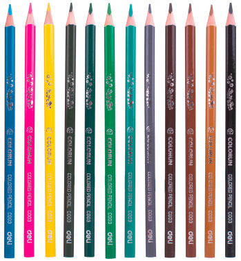 Карандаши цв. Deli  EC00320