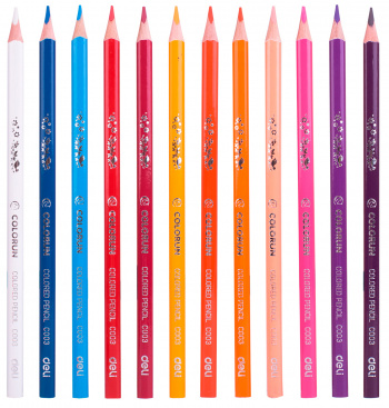 Карандаши цв. Deli  EC00330