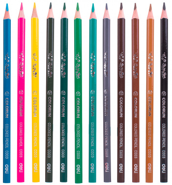 Карандаши цв. Deli  EC00330