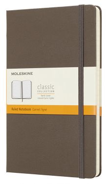 Блокнот Moleskine CLASSIC QP060P14 Large 130х210мм 240стр. линейка твердая обложка коричневый