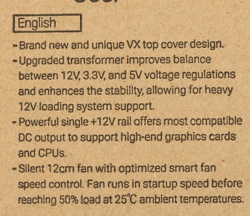 Блок питания Aerocool ATX 550W VX PLUS 550W