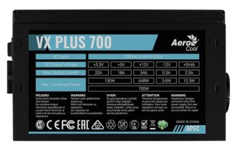 Блок питания Aerocool ATX 700W VX PLUS 700W