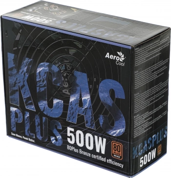 Блок питания Aerocool ATX 500W KCAS PLUS 500