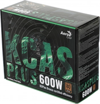 Блок питания Aerocool ATX 600W KCAS PLUS 600
