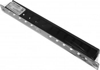 Кабельный органайзер горизонтальный ЦМО ГКЗ-1U-9005 односторонний пластиковый канал 1U шир.:19